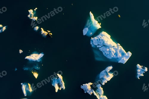 Preview: Glacier Lagoon In Iceland Suring The Sunset