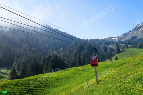 Preview: Cable Car In Swiss Alps