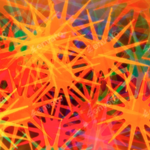 Preview: Defocused Colorful Lights Christmas Background