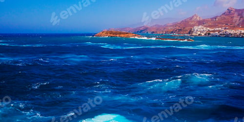 Preview: Oia Island View From The Cruise Ship, Greece