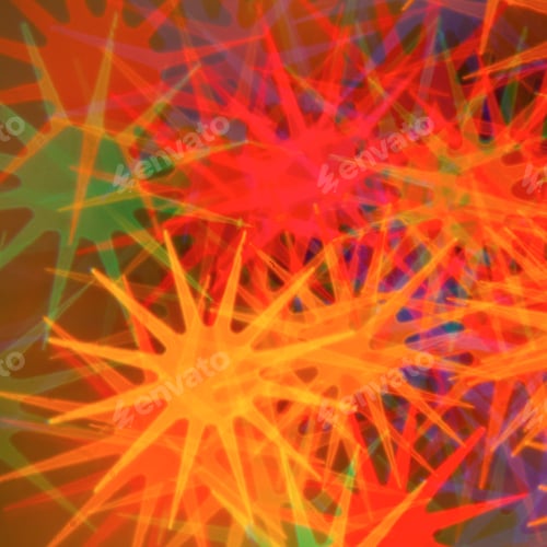 Preview: Defocused Colorful Lights Christmas Background