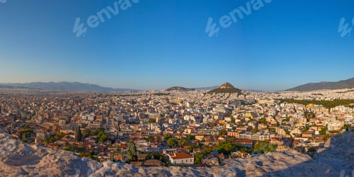 Preview: Panorimac City View Of Athens Taken From The Ancient Acropolis, Greece