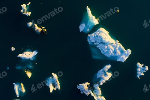 Preview: Glacier Lagoon In Iceland Suring The Sunset