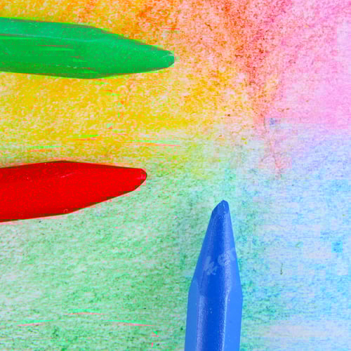 Preview: Colour Pencils On Different Colors Background