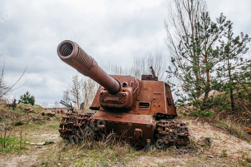 Preview: Abandoned Russian Self Propelled Gun In Chernobyl Exclusion Zone, Ukraine