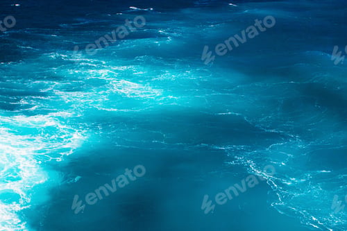 Preview: Amazing Colours Water With Waves Of The Mediterranean Sea