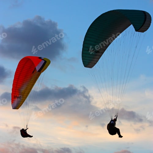 Preview: Paragliding On The Sunset, Taken In September, Crimea, Ukraine