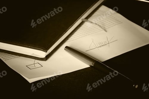 Preview: Pen Signature Contract