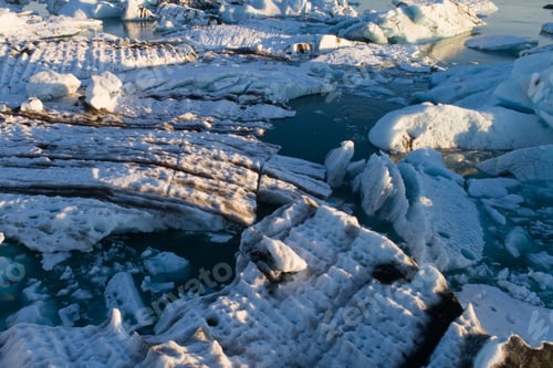 Preview: Glacier Lagoon In Iceland Suring The Sunset