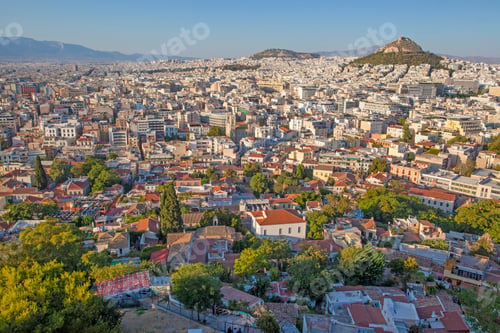 Preview: Panorimac City View Of Athens Taken From The Ancient Acropolis, Greece