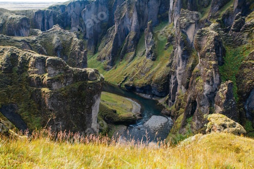 Preview: Amazing Fjadrargljufur Canyon In Summer, Iceland