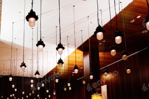 Preview: Lots Of Lamp Decoration In Large Hall