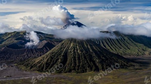 Preview: Early Morning Landscape Of Crater Bromo , Java Island, Indonesia