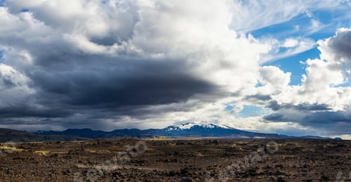 Preview: View With Volcano In Iceland