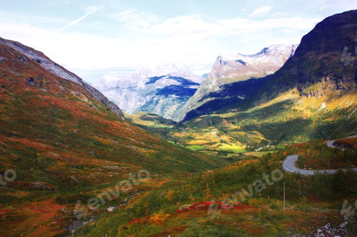 Preview: Lake In The Mountains In Norway