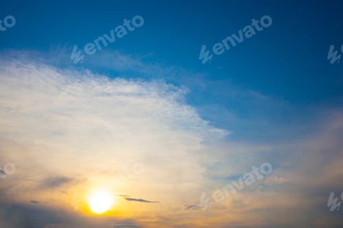 Preview: Golden Hour Skies with Soft Clouds