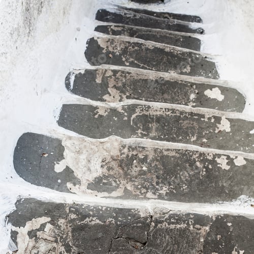 Preview: White Stairs On The Thin Streets On Athens; Greece