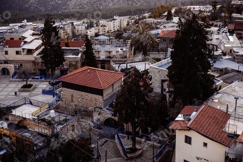 Preview: The Town Of Safed In Northern Israel In The Evening