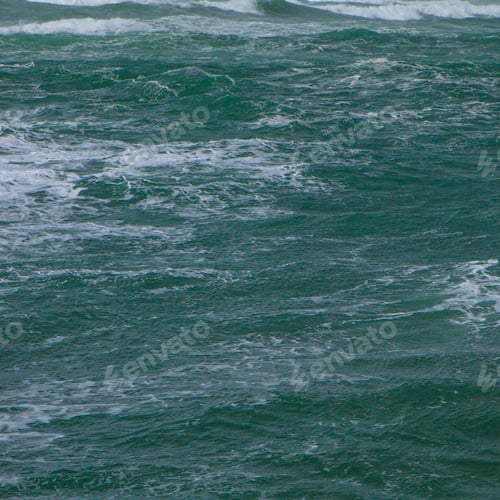 Preview: Big Wave With Sea Foam And Bright Turquoise Water