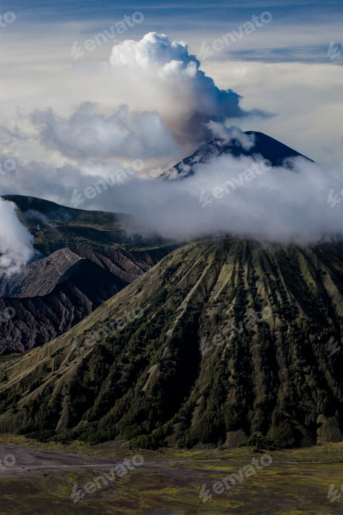 Preview: Early Morning Landscape Of Crater Bromo , Java Island, Indonesia