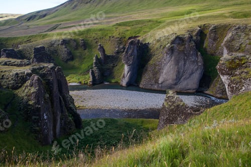 Preview: Amazing Fjadrargljufur Canyon In Summer, Iceland