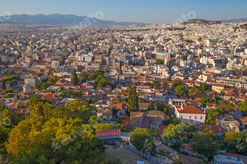 Preview: Panorimac City View Of Athens Taken From The Ancient Acropolis, Greece