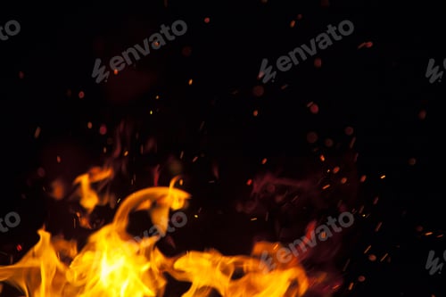 Preview: Blaze Fire Flame Texture Background