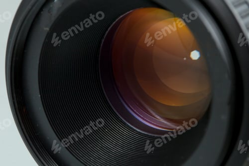 Preview: The Diaphragm Of A Camera Lens Aperture. Selective Focus With Shallow Depth Of Field. Color Toned