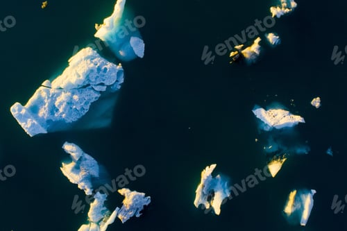 Preview: Glacier Lagoon In Iceland Suring The Sunset