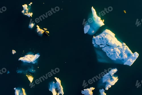 Preview: Glacier Lagoon In Iceland Suring The Sunset