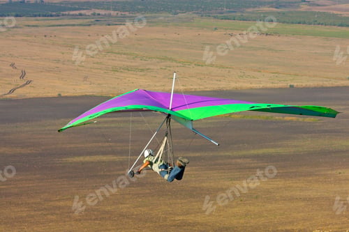 Preview: Crimea, Ukraine - September 9: Competitor Of The Grininko Hang Gliding Competitions Taking Part On