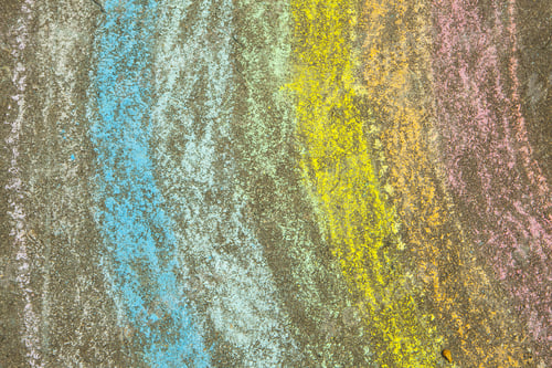 Preview: An Abstract Background Or Different Colors On A Sidewalk