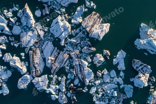 Preview: Glacier Lagoon In Iceland Suring The Sunset