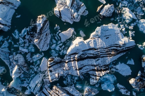 Preview: Glacier Lagoon In Iceland Suring The Sunset