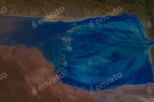 Preview: Icelandic Aerial Photography Captured By Drone.Beautiful Landscape In Hveraronf, In An Area Of