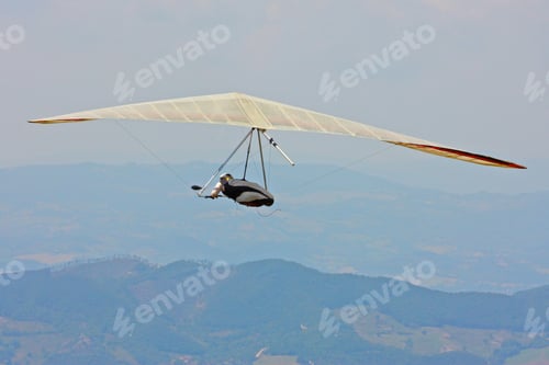 Preview: Hang Glider Pilot In Italian Mountains