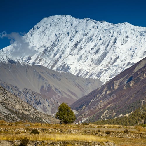 Preview: Beautiful Side-Valley On The Way From Manang To Thorung Phedi, Annapurna Conservation Area, Nepal.