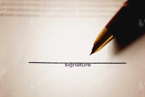 Preview: Pen Signature Contract