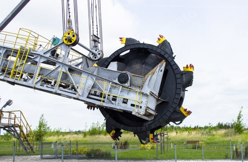 Preview: Brown Coal Excavator Schrs-315. Opencast Brown Coal Mine.