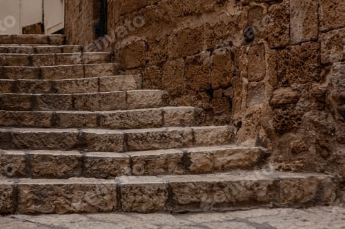 Preview: Ancient Stairs In Stone Old City Jaffa In Tel Aviv