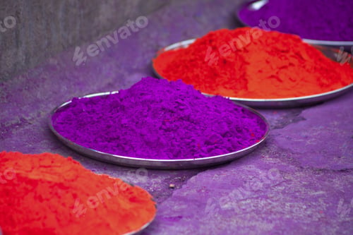 Preview: Different Colors For Sale In India On The Occasion Of Holi Festival