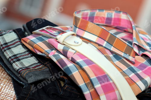 Preview: Set Jeans Belt Shirt