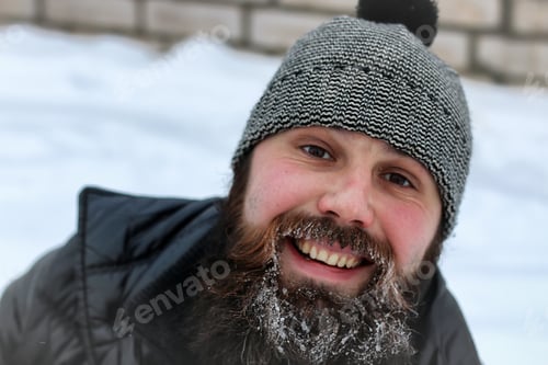 Preview: Bearded Man Hat Winter