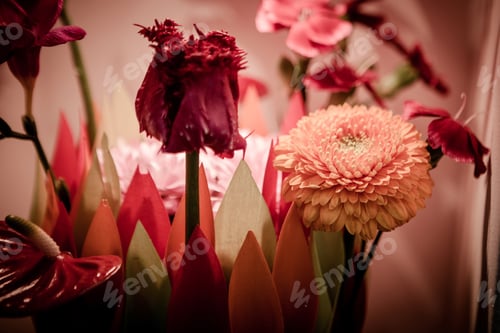 Preview: Red Flowers In Vase