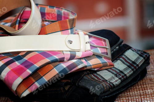 Preview: Set Jeans Belt Shirt