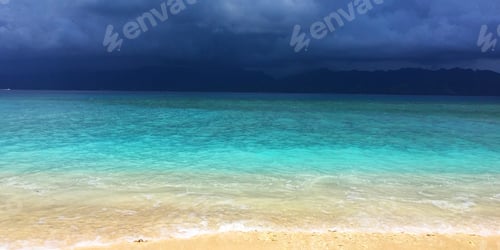 Preview: Amazing Bali Sea Water On The Gili Meno Island Seacost