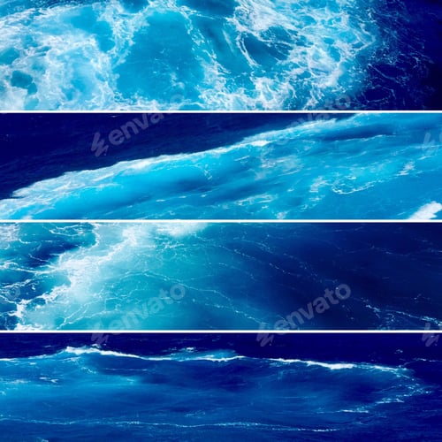 Preview: Amazing Colours Water With Waves Of The Mediterranean Sea