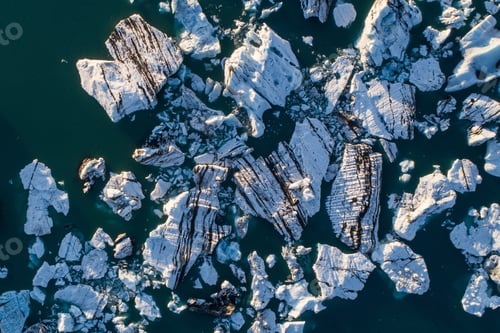 Preview: Glacier Lagoon In Iceland Suring The Sunset