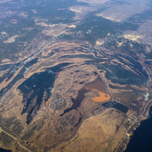 Preview: The Top View Of Ukrainian Landcapes From The Airplane
