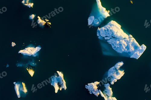 Preview: Glacier Lagoon In Iceland Suring The Sunset